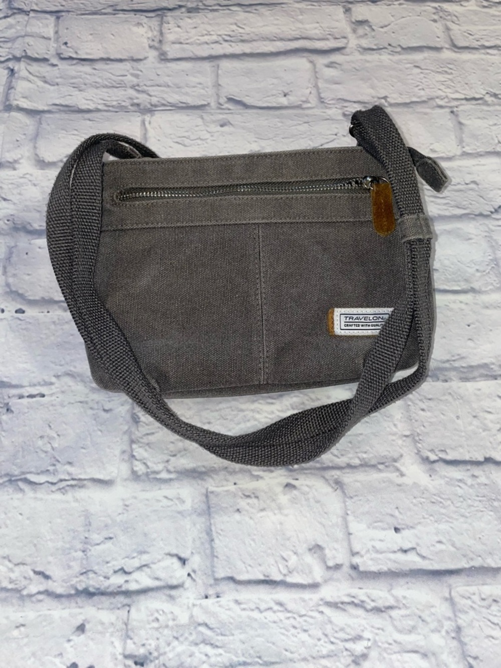Travelon Anti-Theft Heritage Small Crossbody (Pewter)